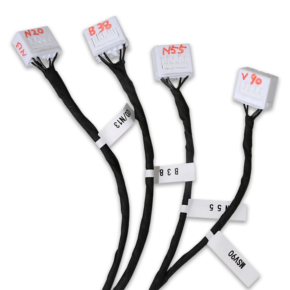 El cable clonado BMW DME viene con múltiples adaptadores b38 - n13 - N20 - n52 - n55 - msv90 para su uso con vvdi prog / CGDI BMW / at200