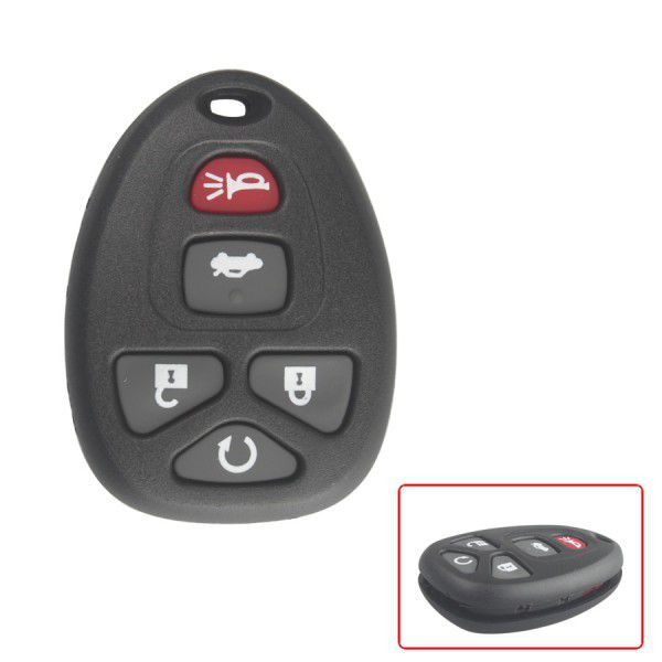 Buick 5 piezas / lote de carcasa de control remoto 5 botones