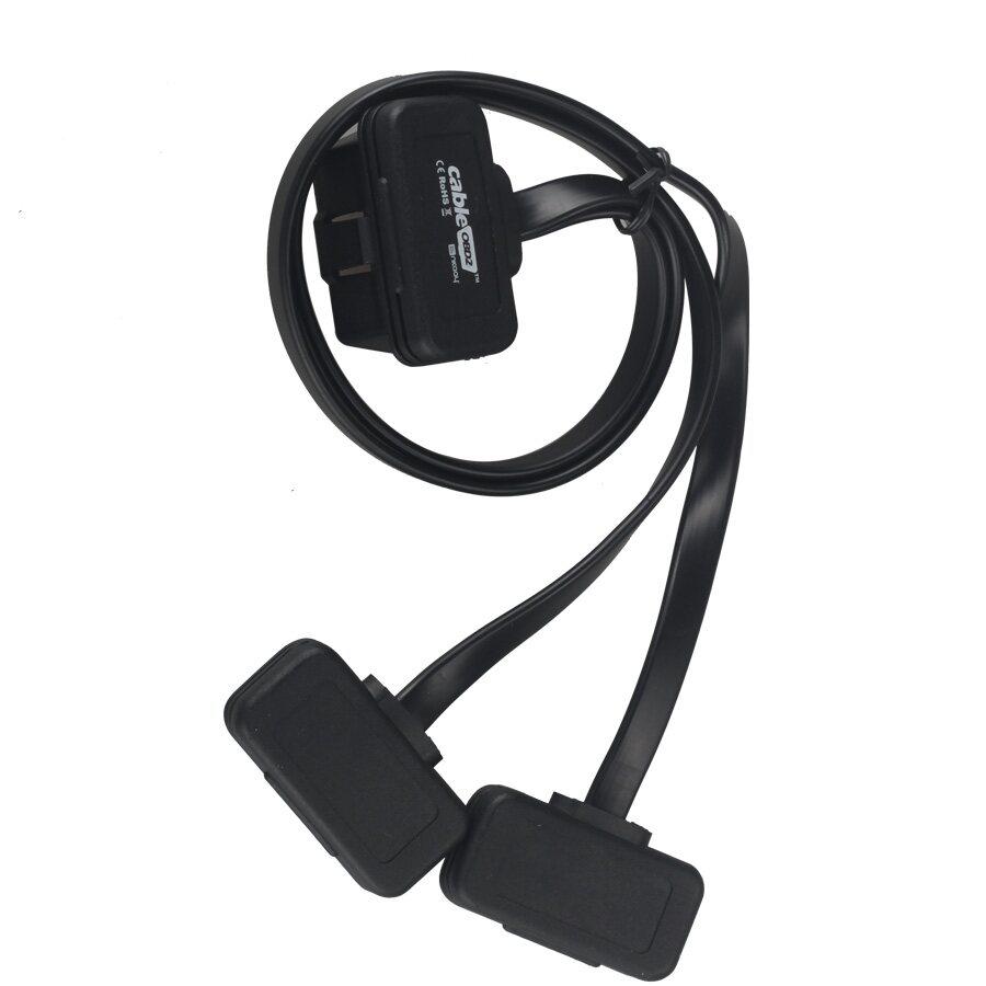 Cableobd2 OBD to HUB 9Pin T Cable for ELM327/AdblueOBD2/NitroOBD2/EcoOBD2/GPS/Navigation Devices