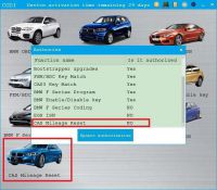 CGDI prog BMW msv80 cas1 cas2 cas3 cas3 + restablece la autorización a través del kilometraje CAS del OBD