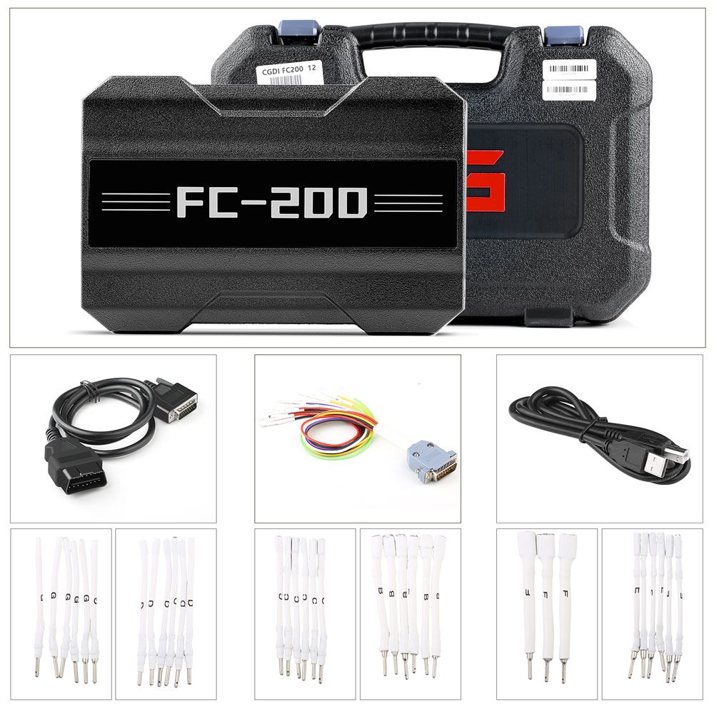 V1.1.3.0 CG FC200 ECU Programmer Full Version with New Adapters Set 6HP & 8HP / MSV90 / N55 / N20 / B48/ B58