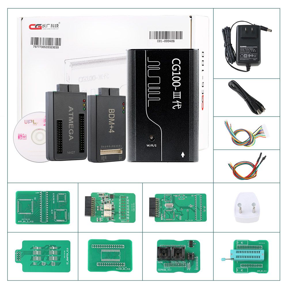 La versión completa del dispositivo de recuperación de airbag v6.5.8.0 cg100 prog III incluye todas las funciones de Renesas SRS e infiniteon xc236x flash