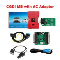 CGDI MB con adaptadores AC se utiliza con Mercedes w164 w204 w221 w209 w246 w251 w166 para la adquisición de datos a través de OBD