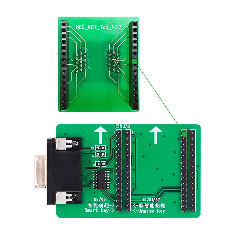 El SIM CGDI MB - NEC admite borrar claves NEC para leer y escribir