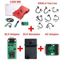 CGDI MB con adaptadores completos, incluyendo líneas de prueba EIS + adaptadores elv + simulador elv + adaptadores AC + nuevos adaptadores NEC con nuevos diodos