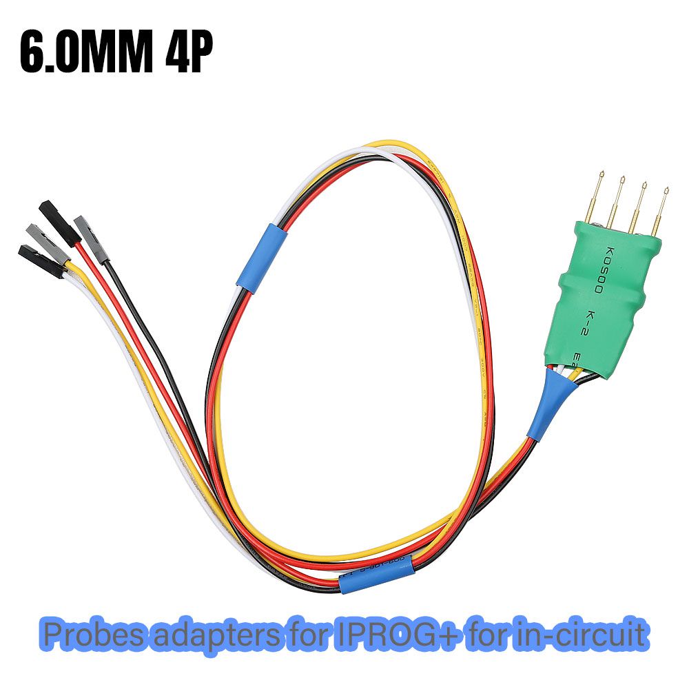 Los adaptadores de sonda baratos iprog + para el ECU en el circuito se utilizan con iprog + programer y xprog