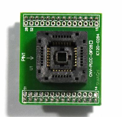 Enchufe del programador de chips plcc28