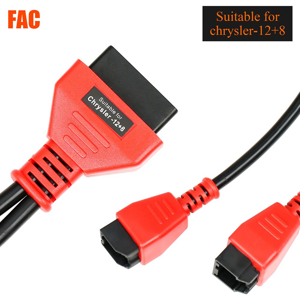 Adaptadores FCA 12 + 8 para Chrysler maxisys / im608 / Launch x431 V / obdstar