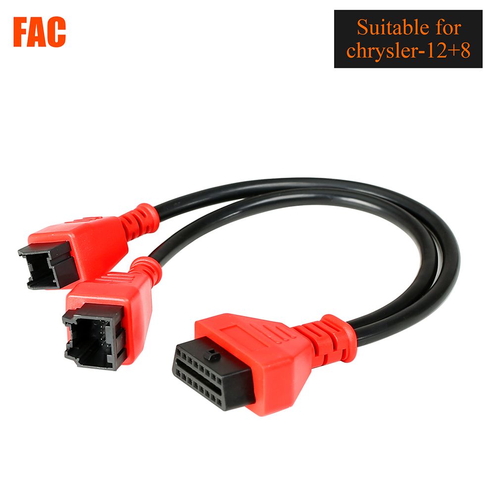 Adaptadores FCA 12 + 8 para Chrysler maxisys / im608 / Launch x431 V / obdstar