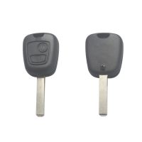 Carcasa de llave de control remoto 2 botón va2 (sin logotipo) para Citroën 10 piezas / lote