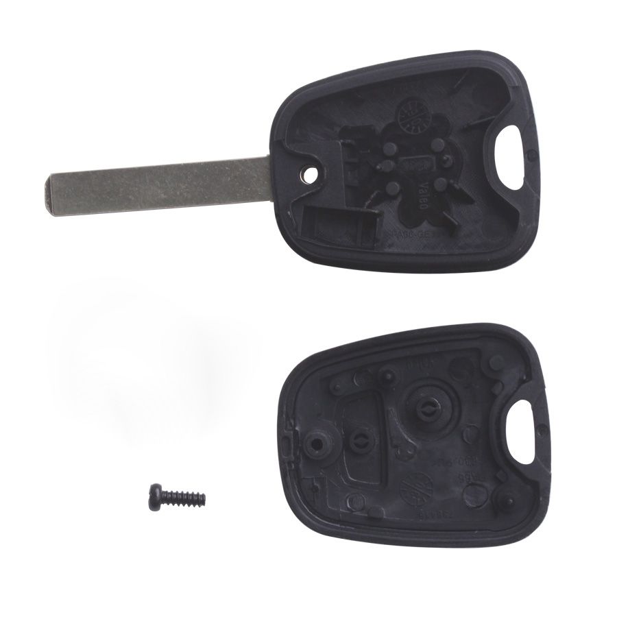 Remote Key Shell 2 Button (without groove) for Citroen 10pcs/lot