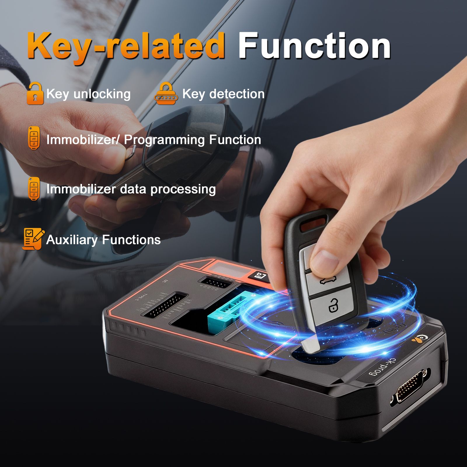 2026 CK-PROG Automotive Programmer Supports Reading and Writing of Chip Data, Programming, Flashing