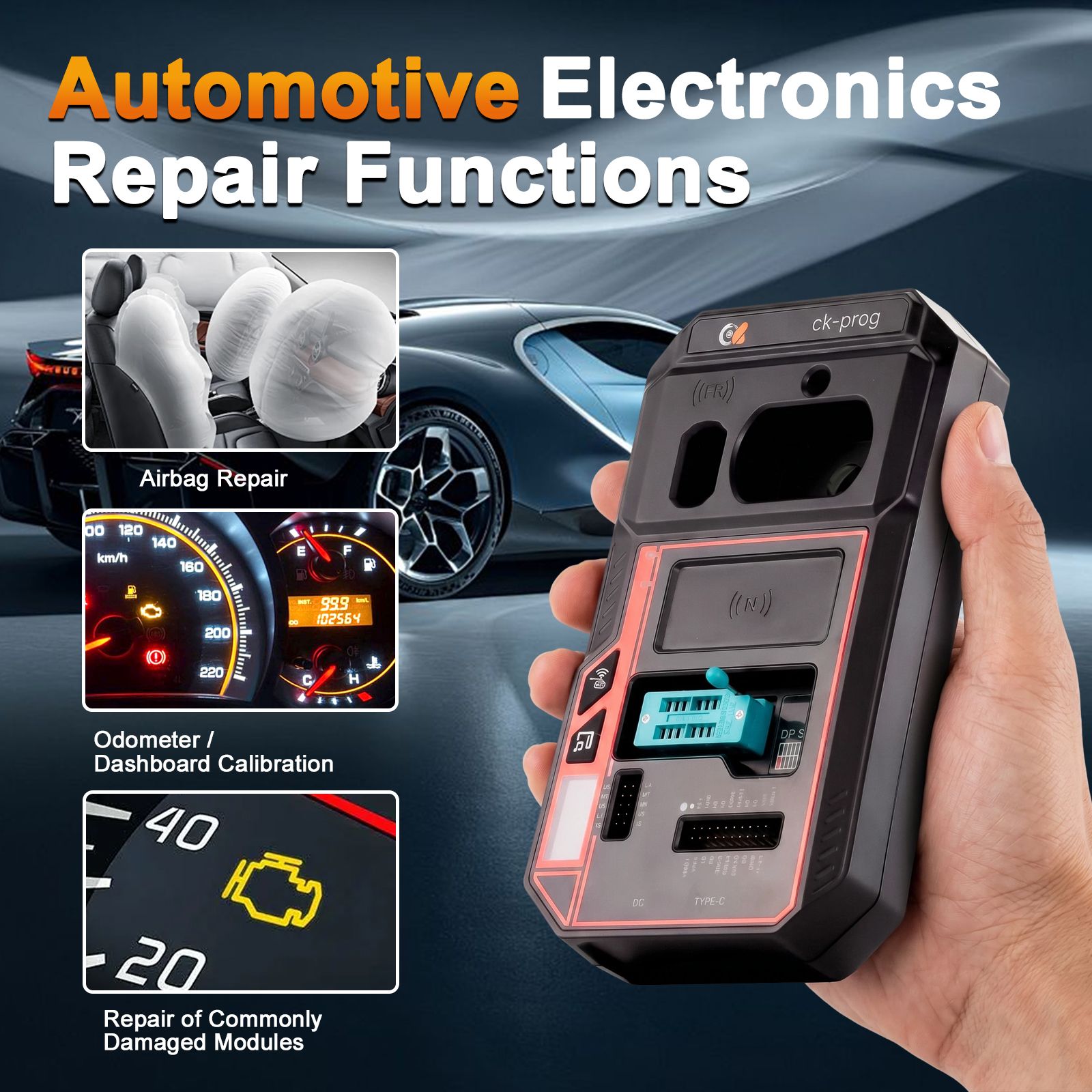2026 CK-PROG Automotive Programmer Supports Reading and Writing of Chip Data, Programming, Flashing