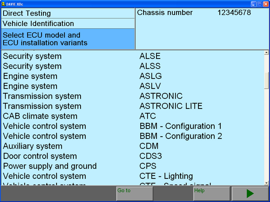 DAF VCI versión reducida (v1) software 3