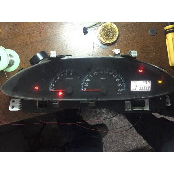 Reemplazo de pantalla LCD del salpicadero Toyota vios 2008 - 2012