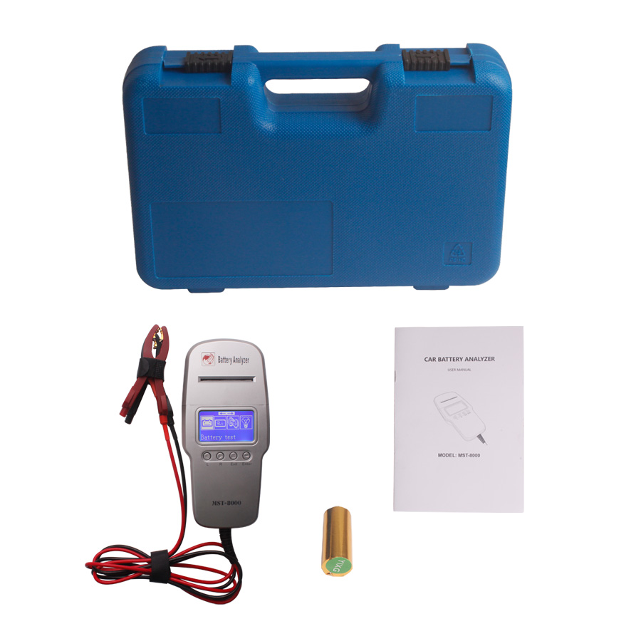 Analizador de batería digital con impresora MST - 8000 incorporada