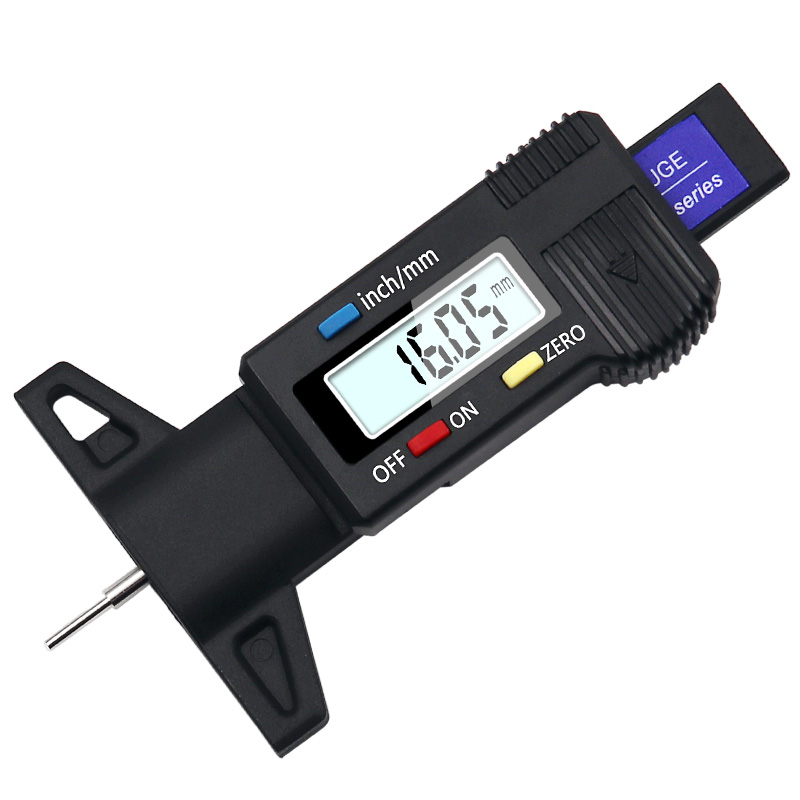 LCD Digital Car Tyre Tire Tread Depth Gauge Meter Auto Tire Wear Detection Measuring Tool Caliper Thickness Gauges Monitoring