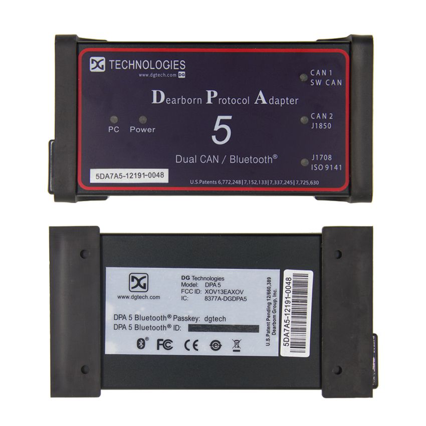 DPA5 Dearborn Protocol Adapter 5 Heavy Duty OBD2 Truck Scanner DPA 5 Diesel Heavy Duty Diagnostic Tool Without Bluetooth