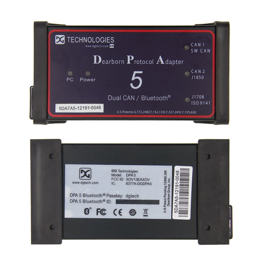 Adaptadores de Protocolo dpa5 Dearborn 5 escáneres de camiones obd2 pesados DPA 5 herramientas de diagnóstico pesadas para motores diesel (sin bluetooth)