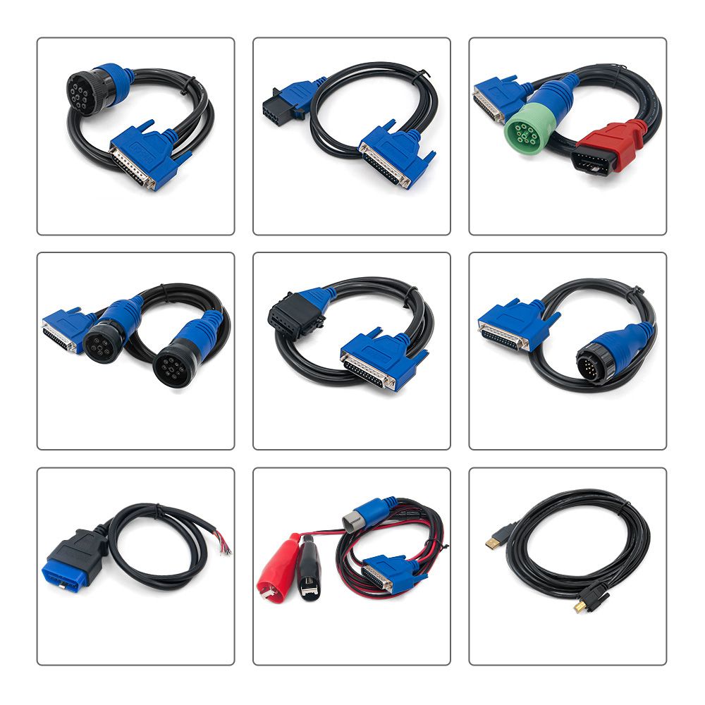 Adaptadores de Protocolo dpa5 Dearborn 5 escáneres de camiones obd2 pesados DPA 5 herramientas de diagnóstico pesadas para motores diesel (sin bluetooth)