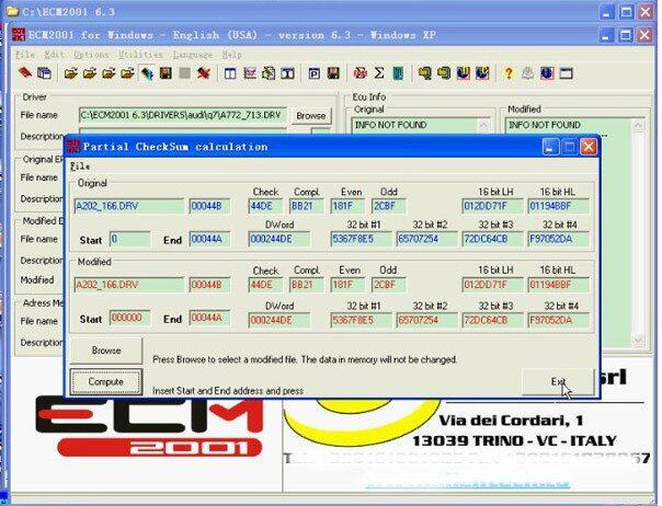 Ajuste del chip ECM 2001 v6.3