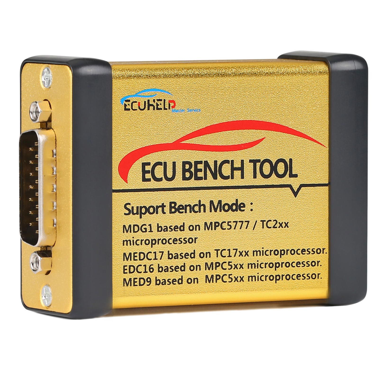 2023 ecuhelp ECU Bench Tool versión completa (con licencia) admite md1 mg1 edc16 med9 sin necesidad de abrir el ECU