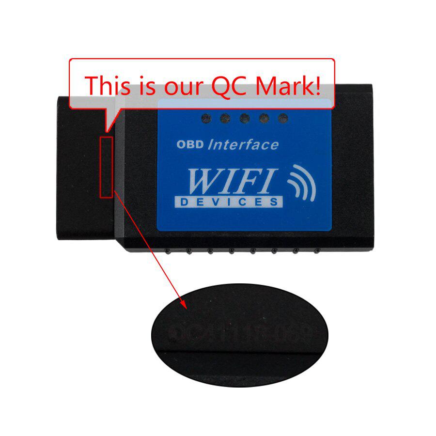 Elm 327 OBDII WiFi Diagnosis Radio scanner Apple iPhone touch V1.5