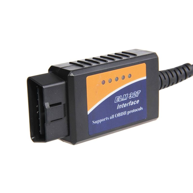 ELM327 V1.5 Scanner Software USB Plastic With 25K80 Chip