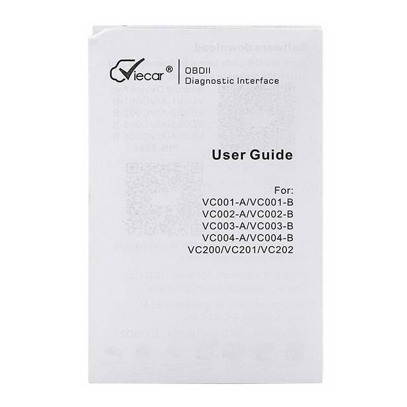 Elm 327 V1.5 viecar vc002 - a Bluetooth Automatic Code Reader admite el Protocolo OBDII 9 para trabajar en Android Torque