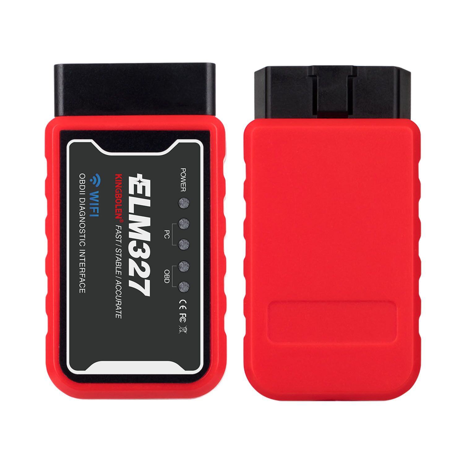 Herramienta de instrumento de diagnóstico de fallas automotrices WiFi OBD II Elm 3227 de alta calidad para sistemas Android y Apple iOS pic25k80 chip obd2 Elm 327