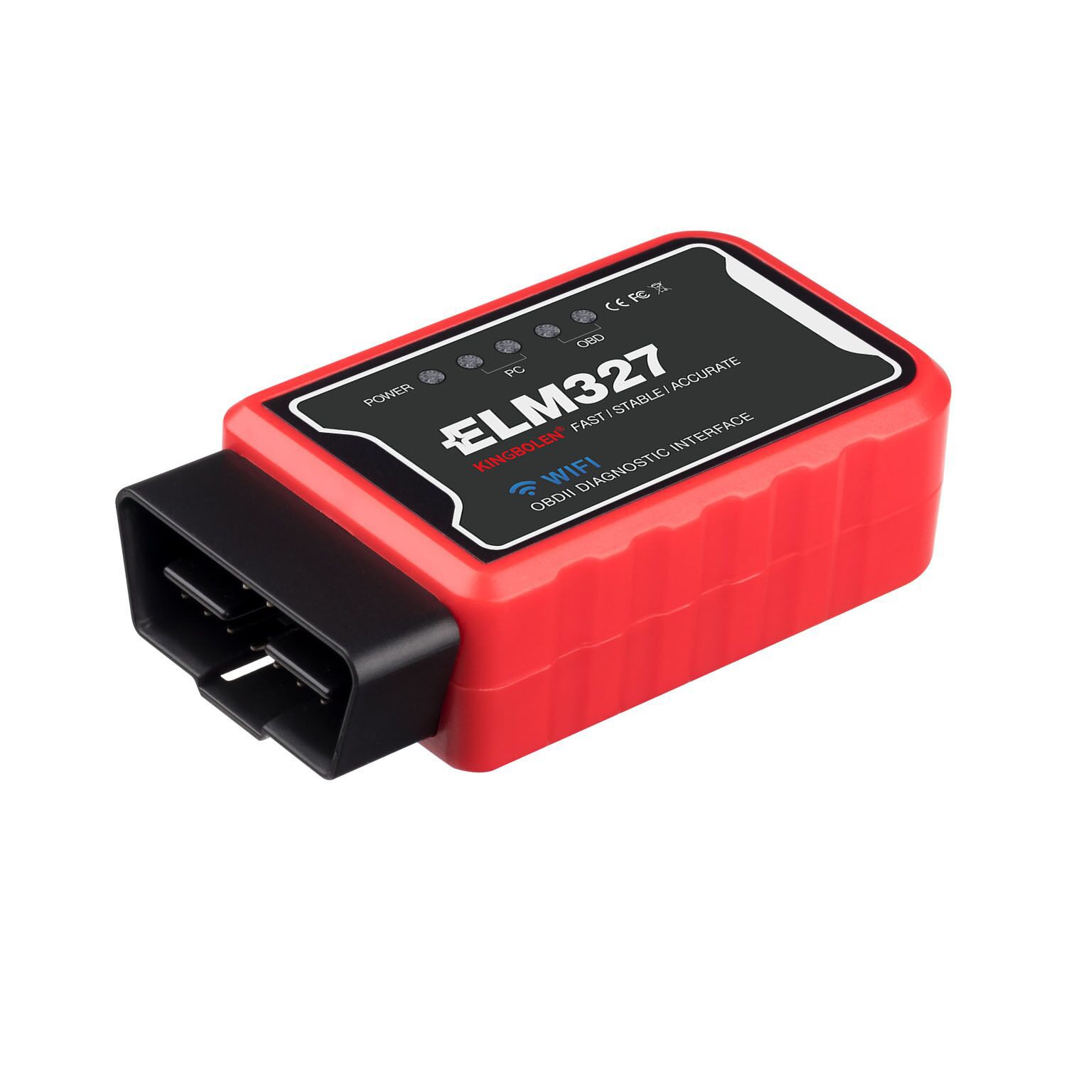 Herramienta de instrumento de diagnóstico de fallas automotrices WiFi OBD II Elm 3227 de alta calidad para sistemas Android y Apple iOS pic25k80 chip obd2 Elm 327