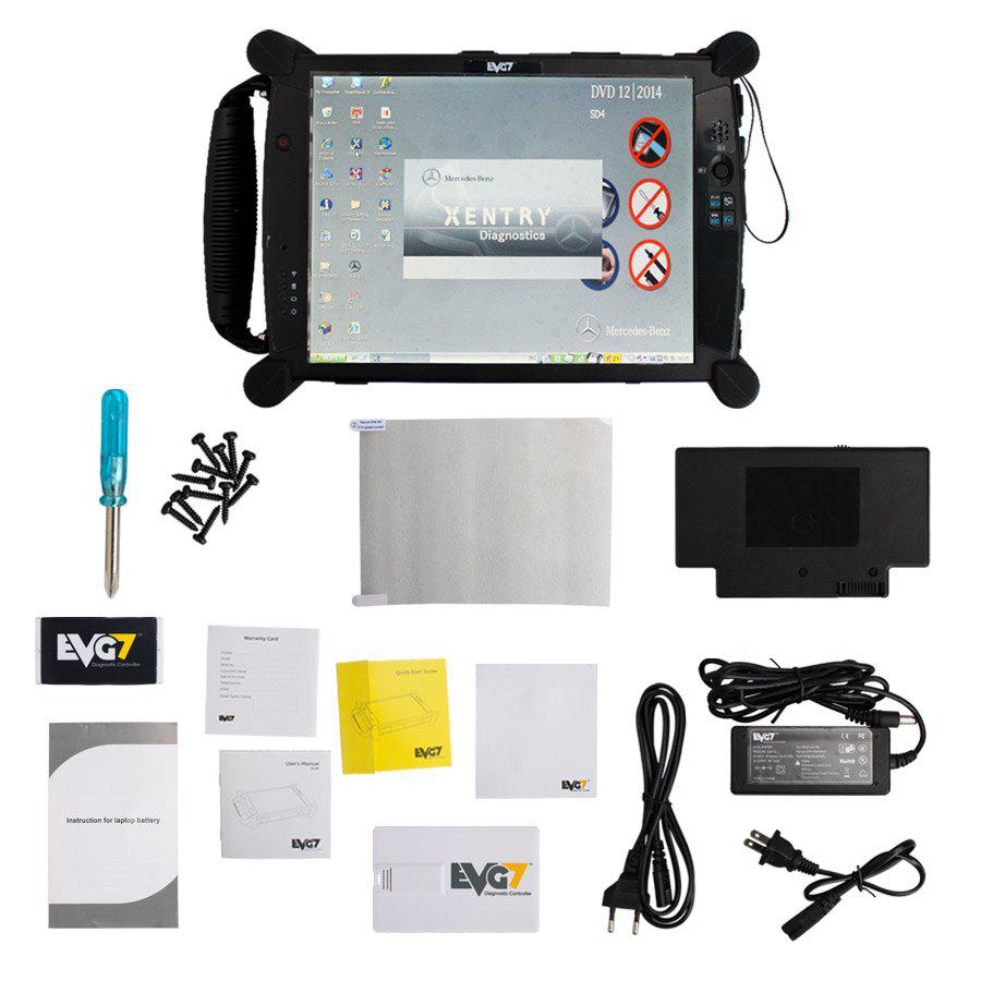 EVG7 DL46/HDD500GB/DDR4GB Diagnostic Controller Tablet PC (Can Works With BMW ICOM)