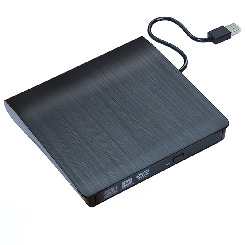 USB 3.0 ultradelgado grabador externo de dvd rw CD escritor reproductor de lector de tarjetas para la unidad de CD de DVD portatil del grabador de DVD de la computadora portátil