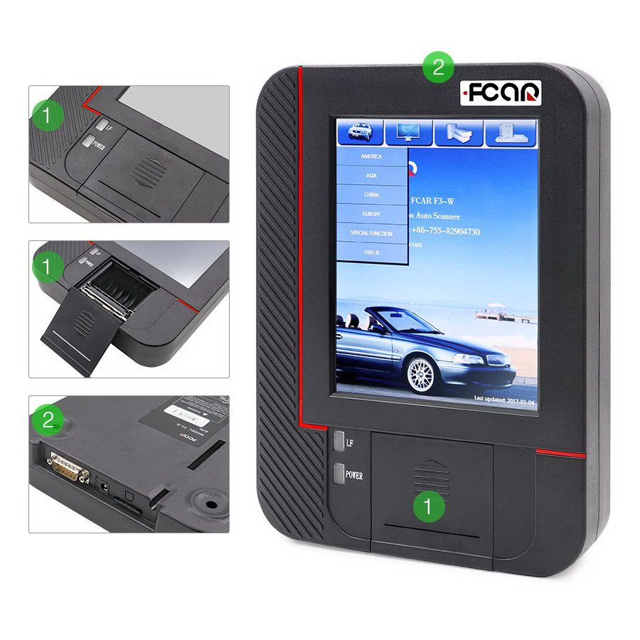 Fcar-F3-W (World Cars) Multi-functional Intelligentzed Automotive Scanner