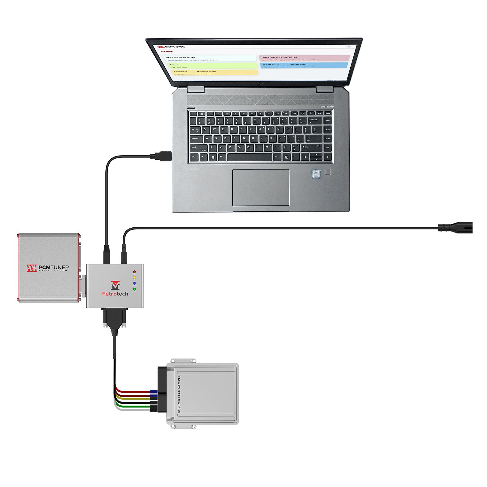 Mg1 md1 edc16 Silver fetotech Tool ECU programador con PCM Tuner actualización gratuita en línea