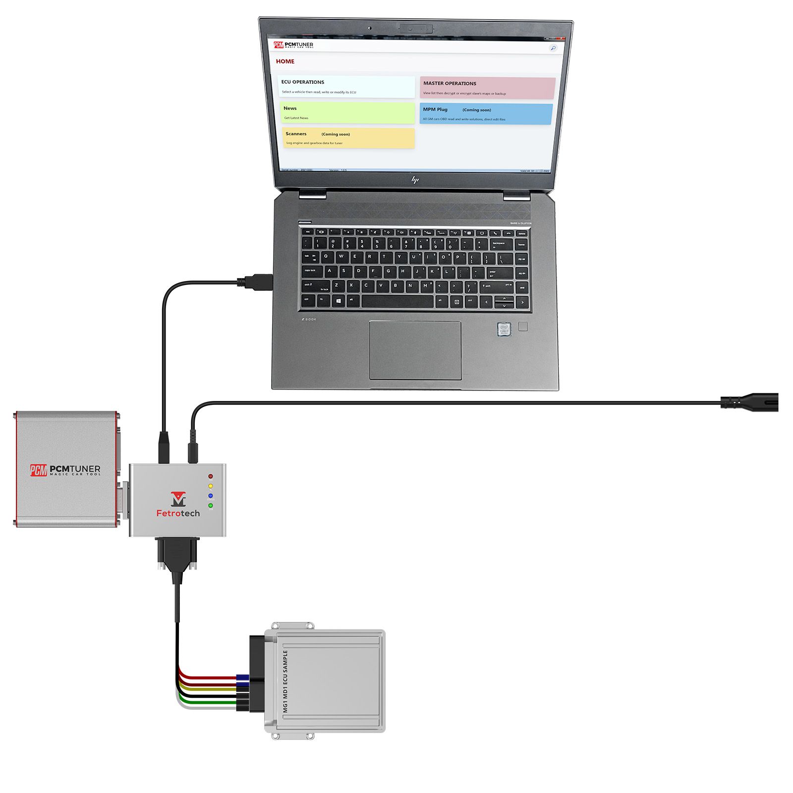 Mg1 md1 edc16 Silver fetotech Tool ECU programador con PCM Tuner actualización gratuita en línea