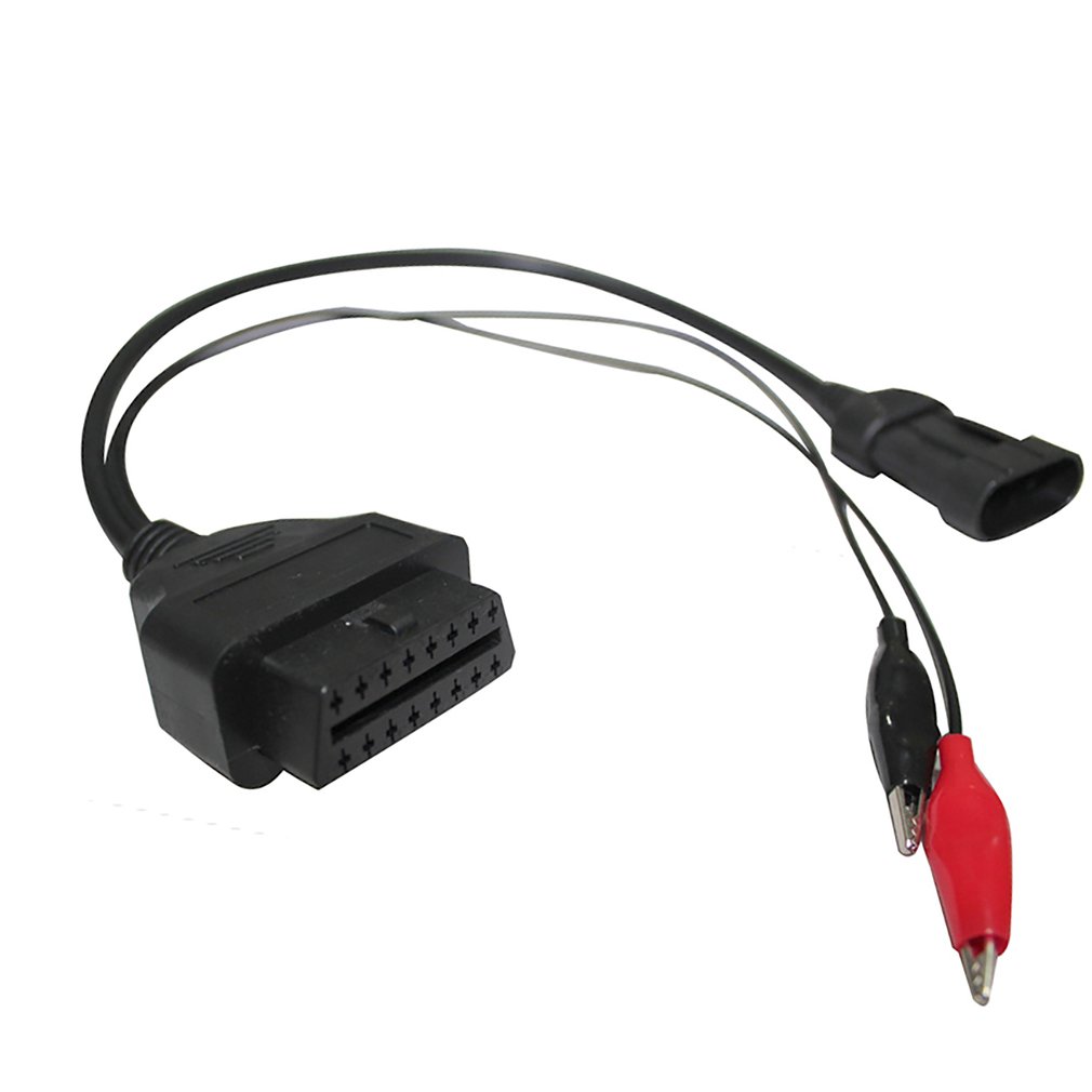 3 Pin to 16 Pin OBD2 Adapter Connector Diagnostic Cable for Fiat Alfa Lancia High Quality Durable OBD2 Adapter Connector Cable