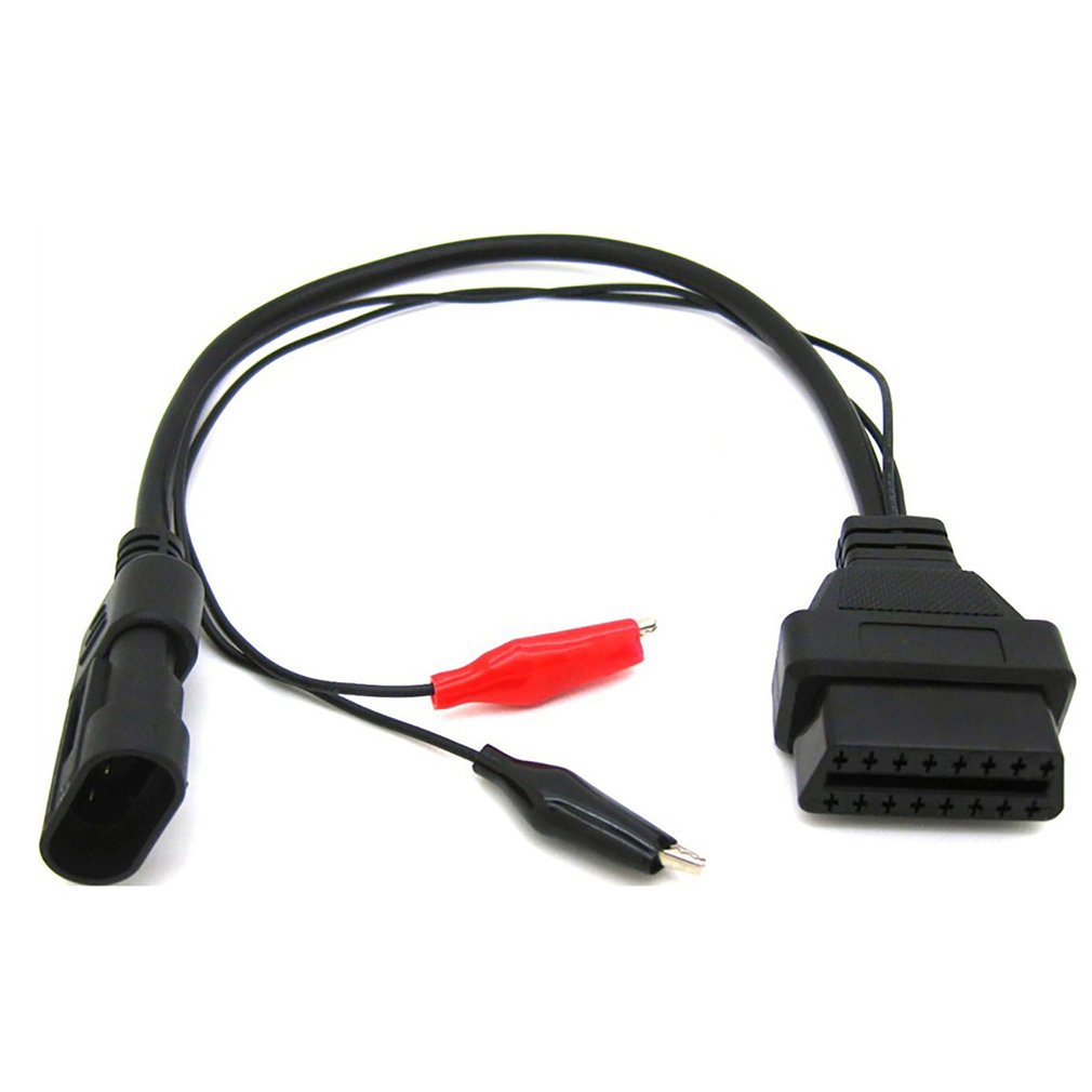 3 Pin to 16 Pin OBD2 Adapter Connector Diagnostic Cable for Fiat Alfa Lancia High Quality Durable OBD2 Adapter Connector Cable