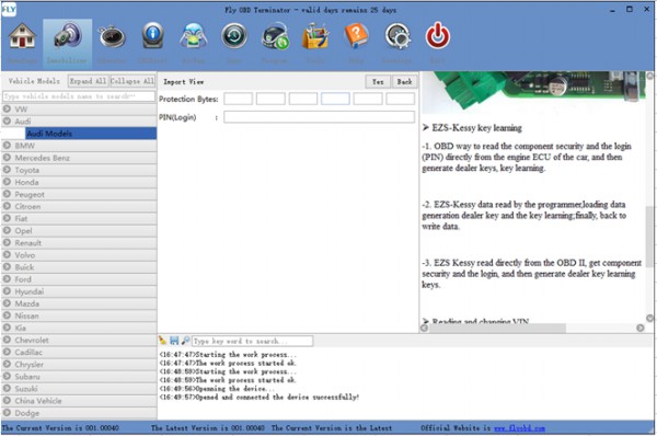 Software de terminal OBD 5