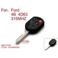 Llave de control remoto 4d63 - 80bit 4 botones 315mhz Ford