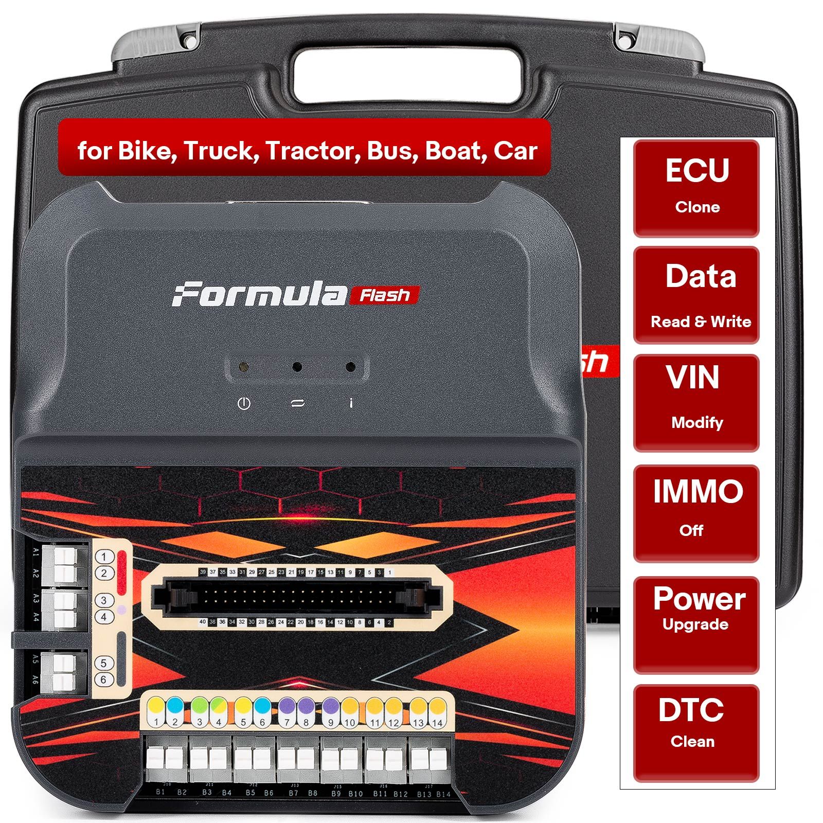 V1.1.7.0 FormulaFLash ECU TCU Chip Tuning Programmer Update Online Supports Bench Boot Read and Write EEPROM / FLASH ECU TCU Chip Tuning Tool