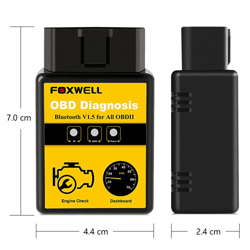 Foxwell obd2 eobd escaneo de automóviles Elm 327 versión Bluetooth lector de código de motor OBDII OBD 2 escaneo de automóviles herramienta de diagnóstico de automóviles