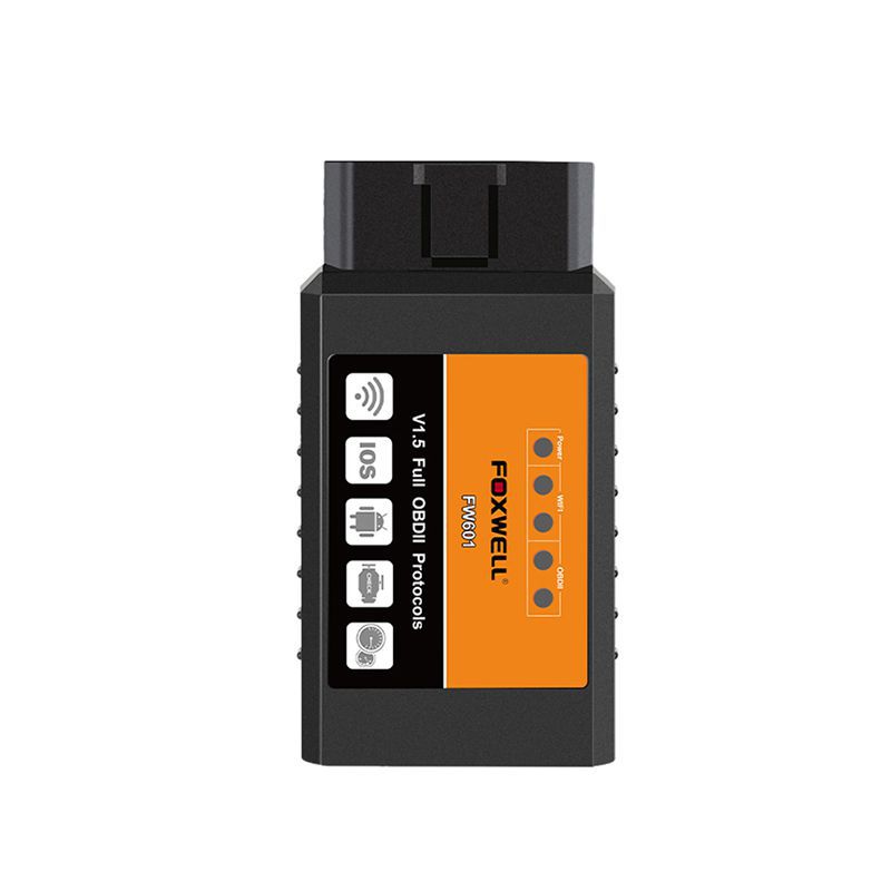 Foxwell fw601 universal obd2 WiFi Elm 327 V 1.5 Android y iPhone Ios herramienta automática de escaneo OBDII OBD 2 odb II Elm 327 V1.5 Wi - Fi odb2