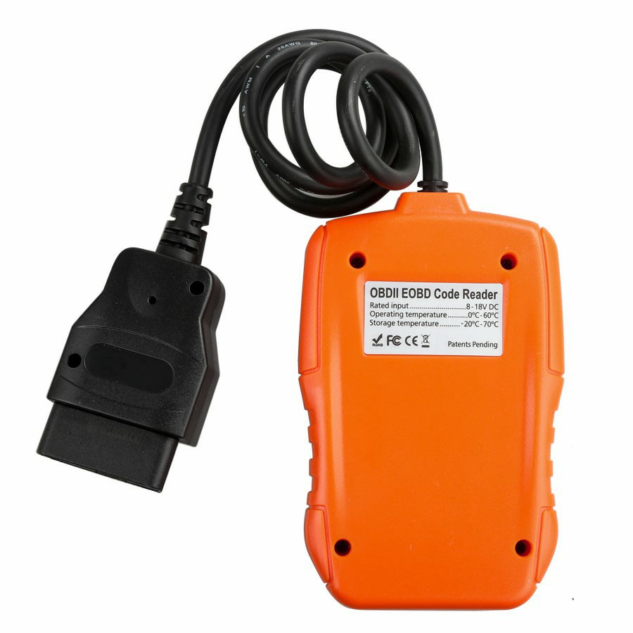 Foxwell nt204 obd2 can herramienta de diagnóstico lector de código de falla disponible en varios idiomas