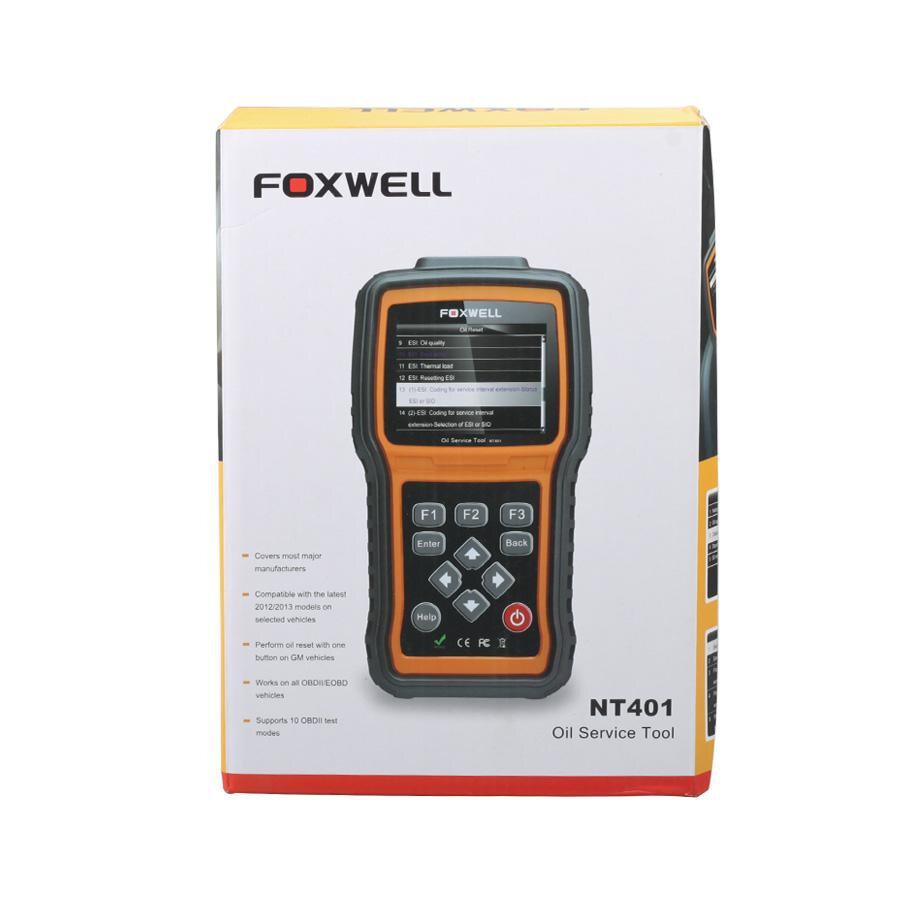 Herramienta de reinicio de lámparas de aceite foxwell NT401