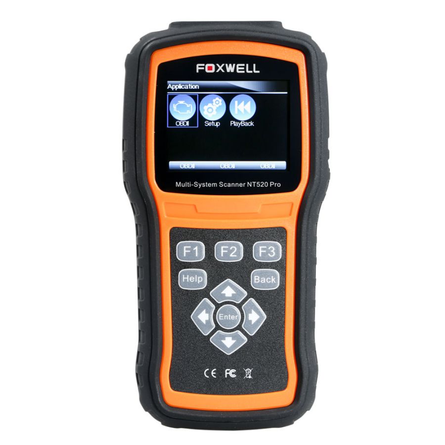 Foxwell NT520 Pro Multi-System Scanner Add Mercedes Benz Firmware Update Version of NT510 Free Update Online