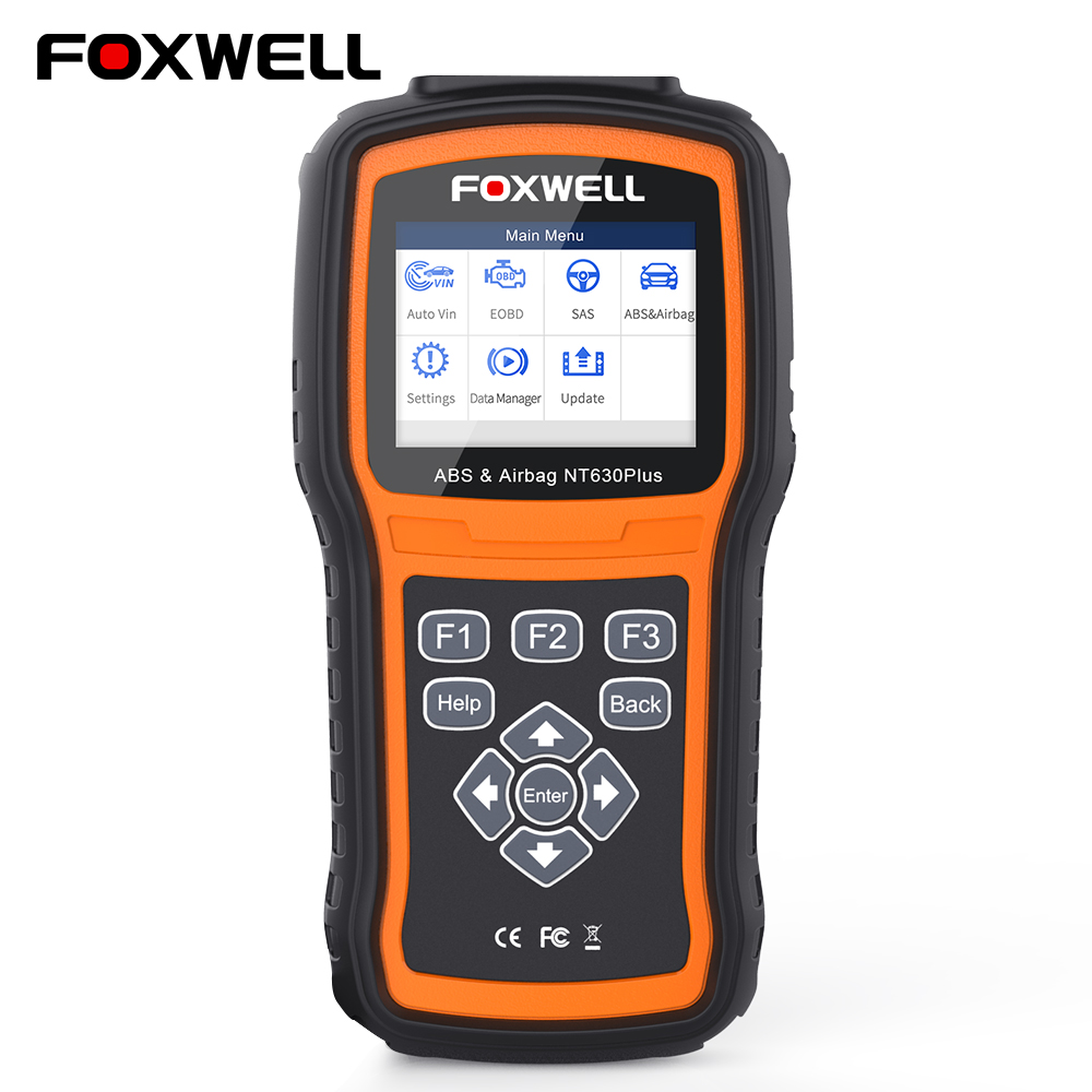 Foxwell NT630 Plus OBD2 Car Diagnostic Tool ABS Bleeding Airbag Reset SAS Calibration Code Reader ODB2 OBD2 Automotive Scanner