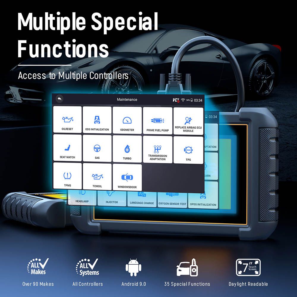 Foxwell NT809 All System Diagnostic Tool with 28 Reset Service Functions