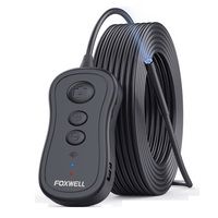 FOXWELL WiFi 내시경 5.5mm 무선 내시경 감지 카메라 1080P 고화질 방수등, 아이폰, 안드로이드 및 태블릿용