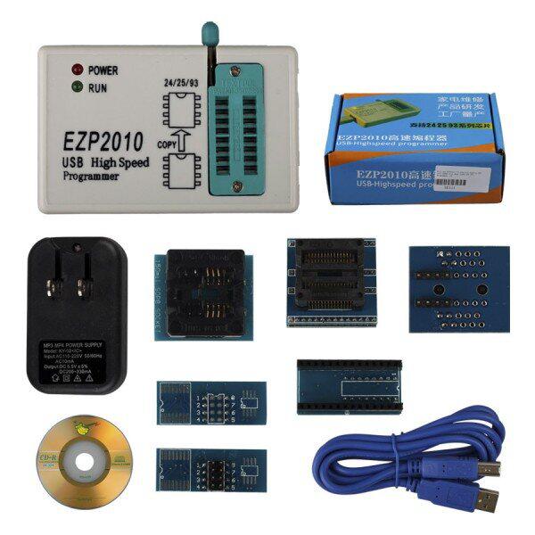 Conjunto completo de adaptadores ezp2010 plus 6 versión actualizada ezp 2010 25t80 BIOS de alta velocidad programador USB SPI